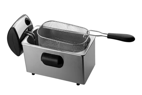 Deep fryer isolated on white background ( clipping path) — Stock Photo, Image