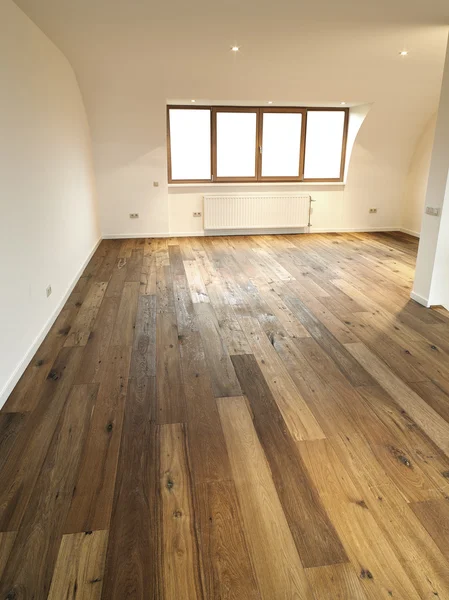 Modern interieur met houten vloer — Stockfoto