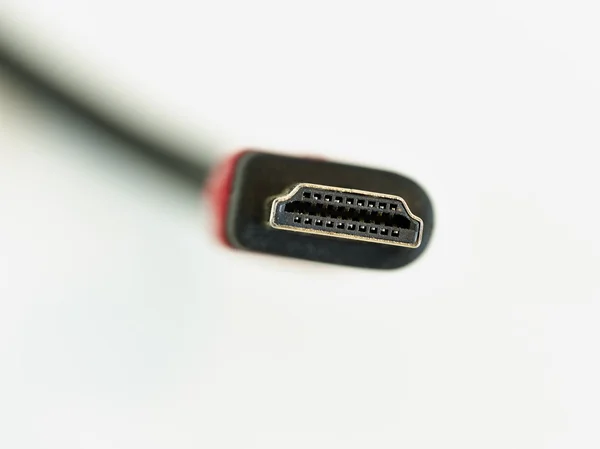 Zamknij strzał przewodu hdmi — Zdjęcie stockowe