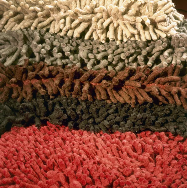 Farbmuster eines Teppichs — Stockfoto