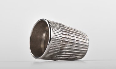 Vintage ve kullanılan gümüş yüksük