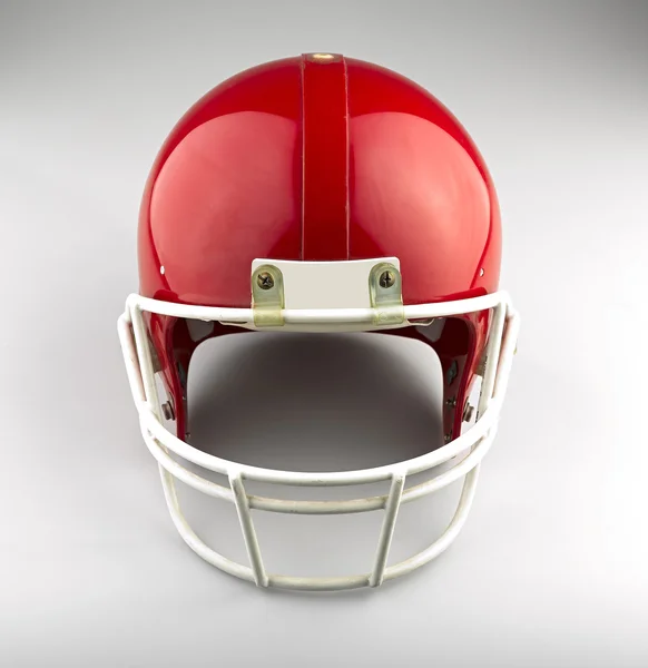 Red American football helmet — Stock Photo, Image