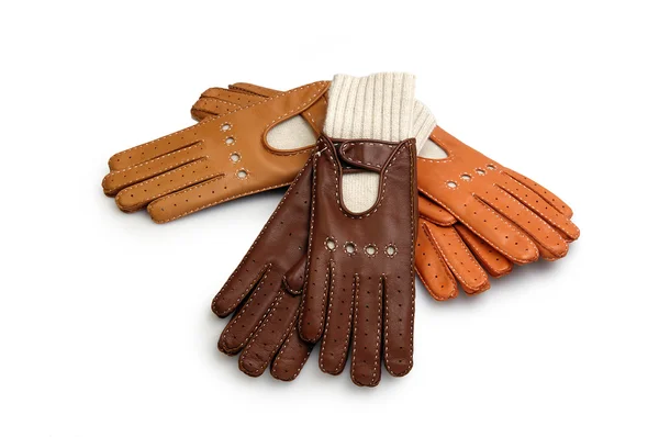 Race leather gloves — Stock Photo, Image