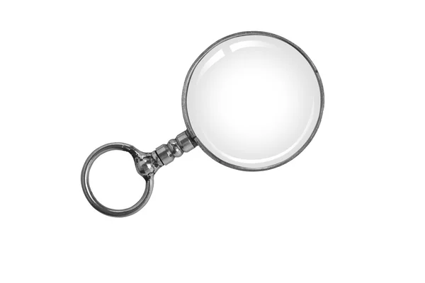 Magnifying glass - clipping path — Stock Photo, Image