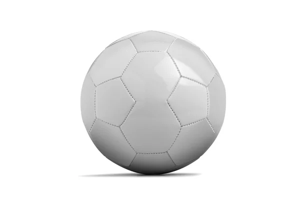 Футбольний м'яч ізольований на білому — стокове фото