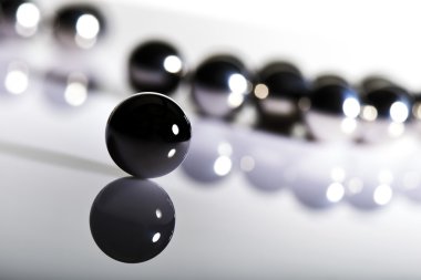 Küre, siyah topları doku tasarım