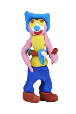 çamurdan kalıp çocuk oyuncak.