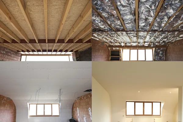 adımları bir çatı inşaat