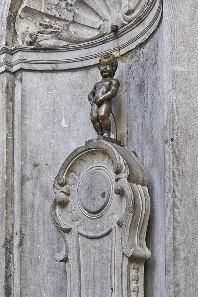 Manneken pis w Brukseli — Zdjęcie stockowe