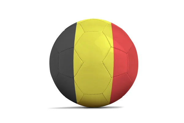 Balones de fútbol con banderas de equipos, Brasil 2014. Grupo H, Bélgica —  Fotos de Stock