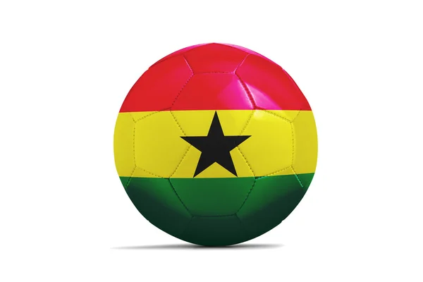 Soccer balls with teams flags, Brazil 2014. Group G, Ghana — Stock Photo, Image