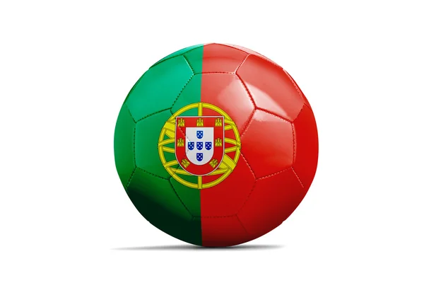 Bolas de futebol com bandeiras de equipes, Brasil 2014. Grupo G, Portugal — Fotografia de Stock