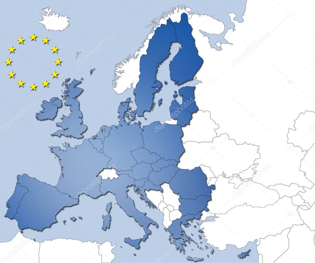 The 28 countries of the European Union