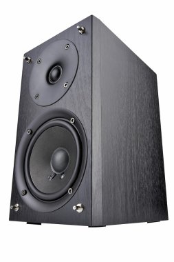 siyah ses hoparlör, stereo ekipmanları.