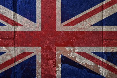 Grunge İngiltere'de arka plan bayrak atandı.