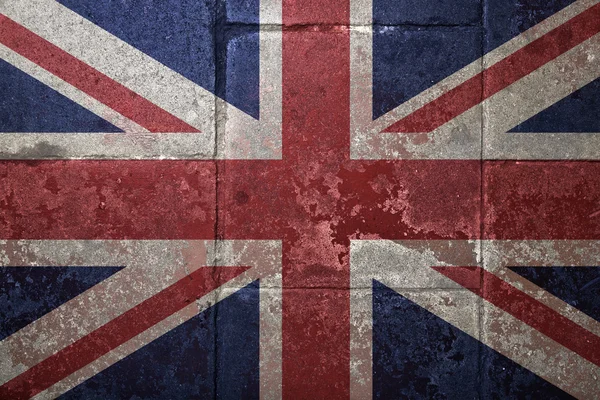 Grunge flagged UK background — Stock Photo, Image