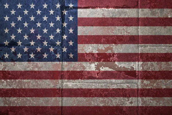 Grunge 标记美国背景 — 图库照片