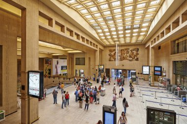 Brüksel Merkez tren istasyonu ana lobi iç