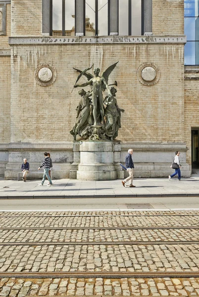 Muzeum Królewskiej Belgia, fasada — Zdjęcie stockowe