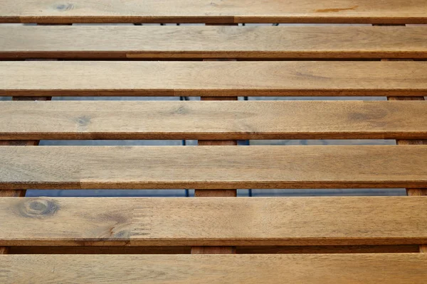 Bruine Houten Textuur Vanuit Tuintafel Perspectief — Stockfoto