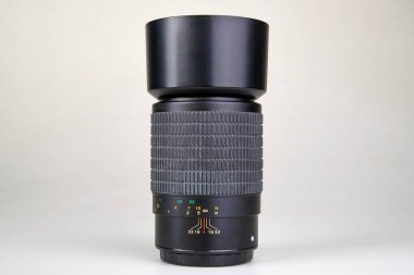 Önden 120 mm Macro mercek. Stüdyo çekimi