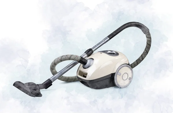 Illustration Art Vacuum Cleaner — Stock Photo, Image