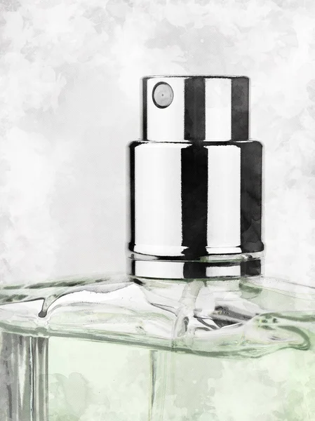 Illusztráció Üvegszóró Parfüm Művészete — Stock Fotó