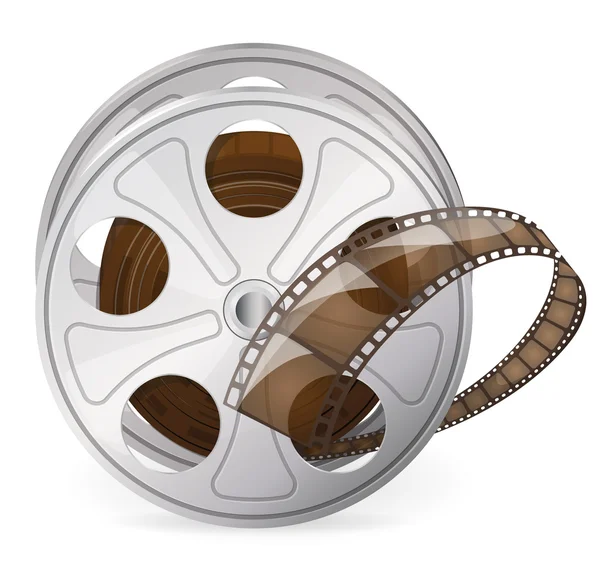 Reel van film tape — Stockvector