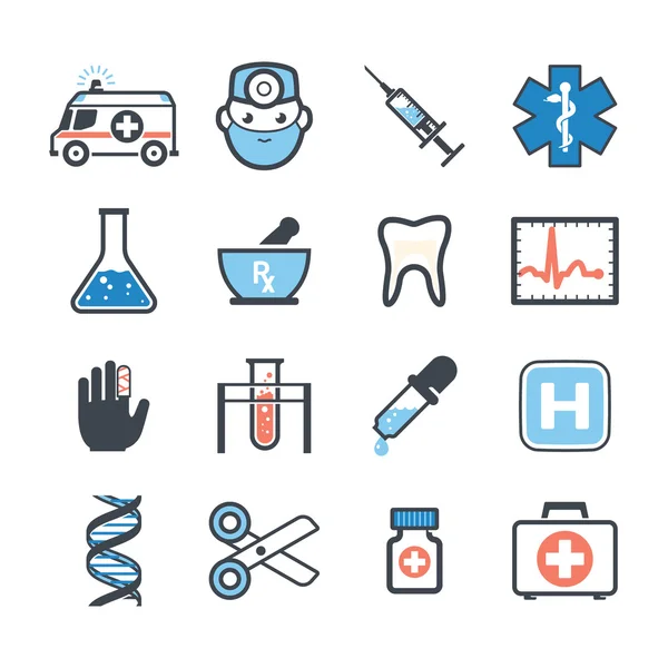 Ambulance icons — Stock Vector