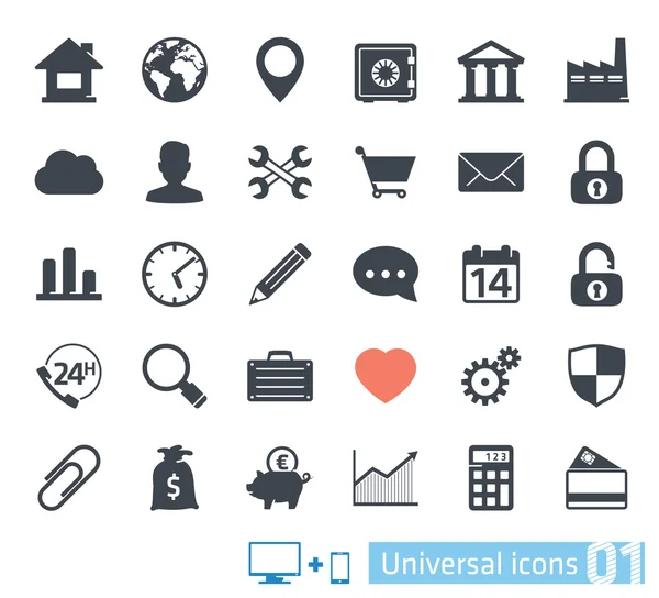 Iconos universales — Vector de stock