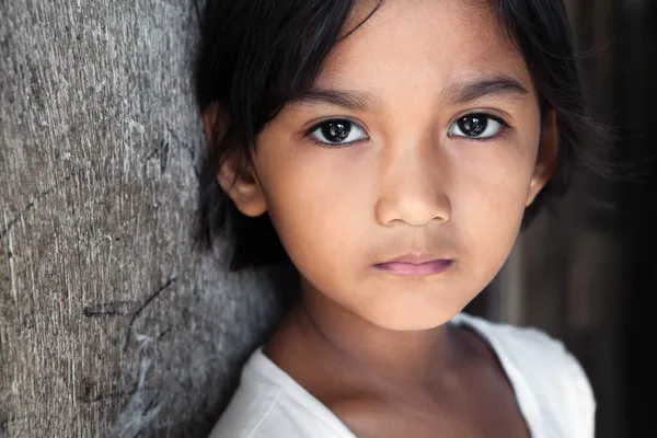 Filipinas - Retrato de niña filipina Imagen de stock