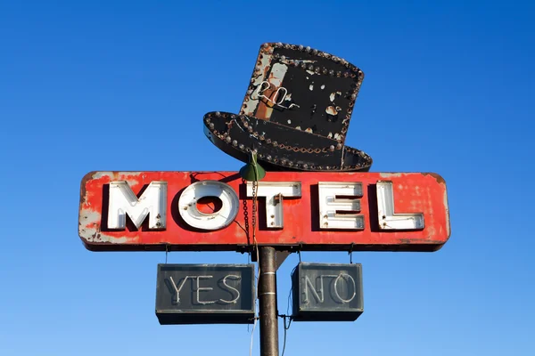 レトロなスタイルのモーテルのサイン — ストック写真