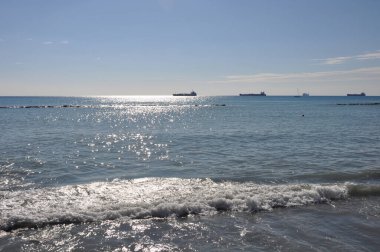 Kıbrıs'ta güzel Limasol Beach