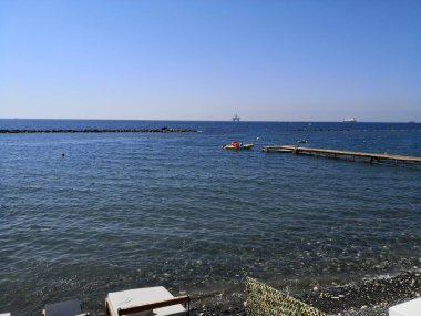 Kıbrıs'ta güzel Limasol Beach