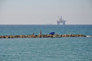 Kıbrıs'ta güzel Limasol Beach