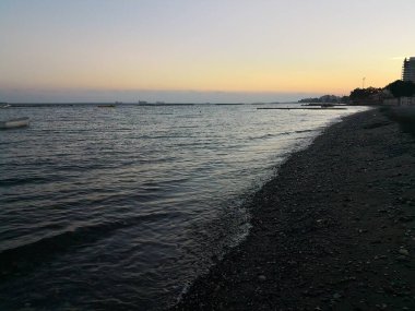 Kıbrıs'ta güzel Limasol Beach