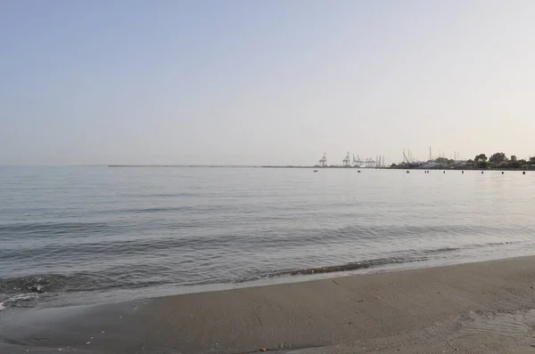 Kıbrıs Güzel Limasol Beach — Stok fotoğraf