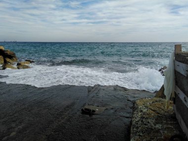 Güzel Karnagio Beach Limassol, Kıbrıs