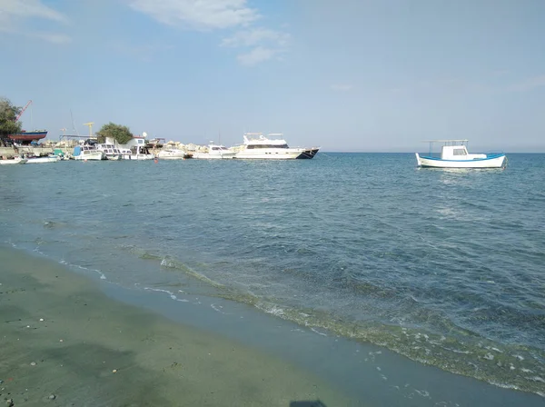 Krásná Karnagio Beach Limassol Kypru — Stock fotografie