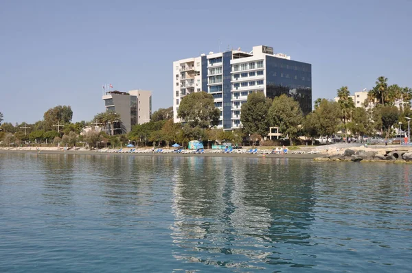 Den Vackra Limassol Enaerios Beach Limassol Cypern — Stockfoto