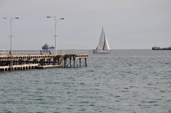 Die Schönen Limassol Molos Zypern — Stockfoto