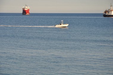 Açık denizde güzel tekne