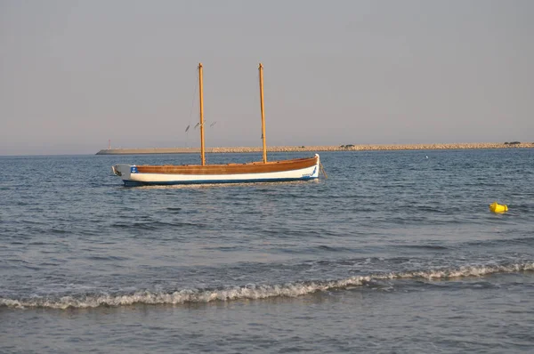 Beautiful Boat Open Sea — Stock Photo, Image