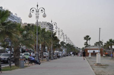 Kıbrıs 'taki Larnaka şehir merkezi