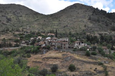 The beautiful village of Machairas - Lythrodontas in the province of Nicosia, in Cyprus