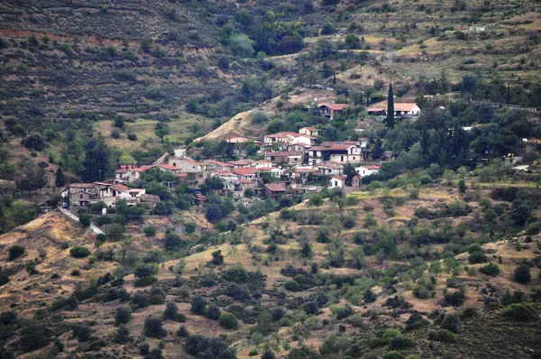 Beautiful Village Machairas Lythrodontas Province Nicosia Cyprus — Fotografia de Stock