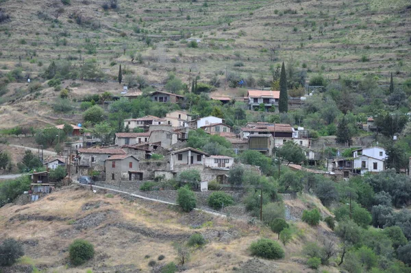 Beautiful Village Machairas Lythrodontas Province Nicosia Cyprus — Fotografia de Stock
