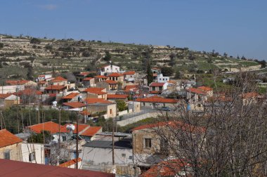 The beautiful village of Vasa Koilaniou in the province of Limassol, in Cyprus