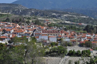 The beautiful village of Omodos in the province of Limassol, in Cyprus