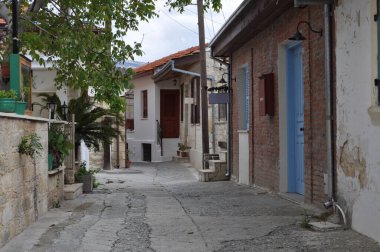 The beautiful village of Omodos in the province of Limassol, in Cyprus